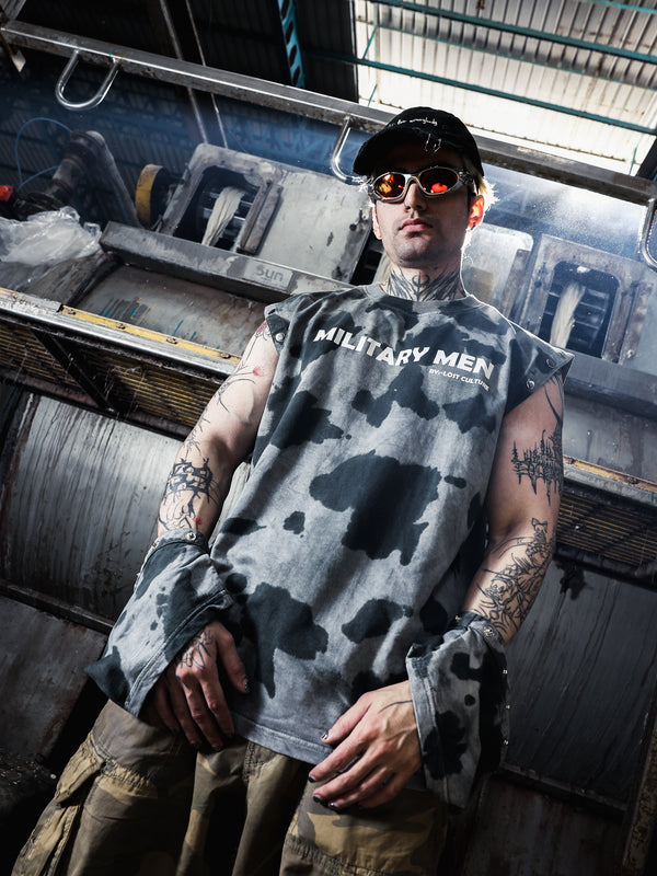 Military Men Oversized T-Shirt