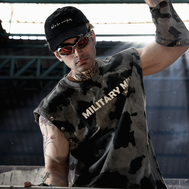 Military Men Oversized T-Shirt