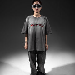 Grey Velcro Acid Grip Tee